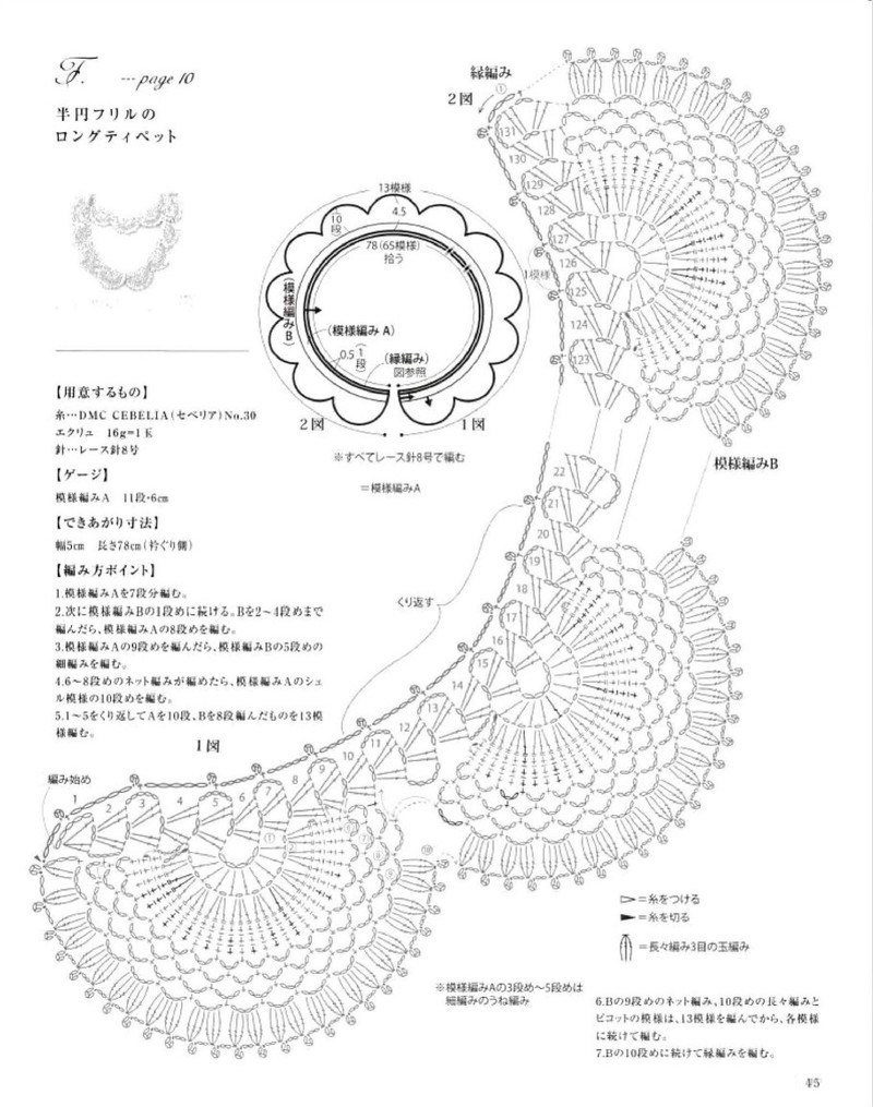 Tippet of crocheted lace NV 80249 2012 - 紫蘇 - 紫蘇的博客