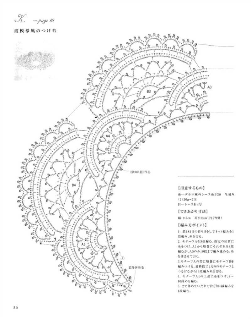 Tippet of crocheted lace NV 80249 2012 - 紫蘇 - 紫蘇的博客
