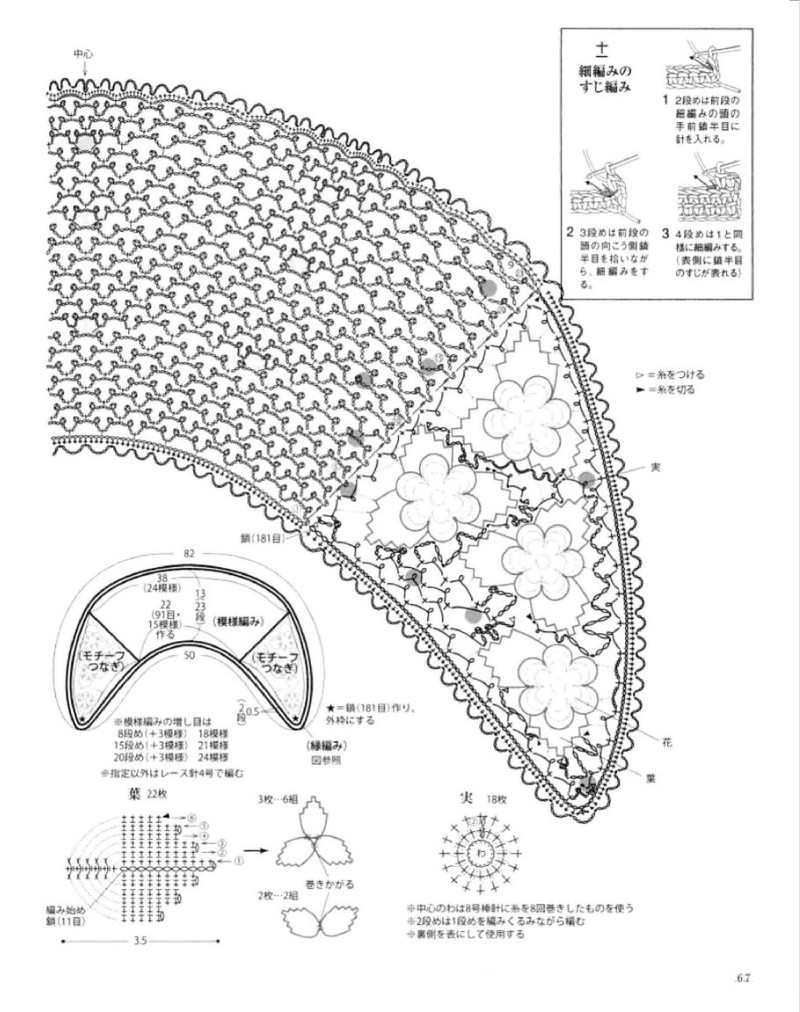 Tippet of crocheted lace NV 80249 2012 - 紫蘇 - 紫蘇的博客