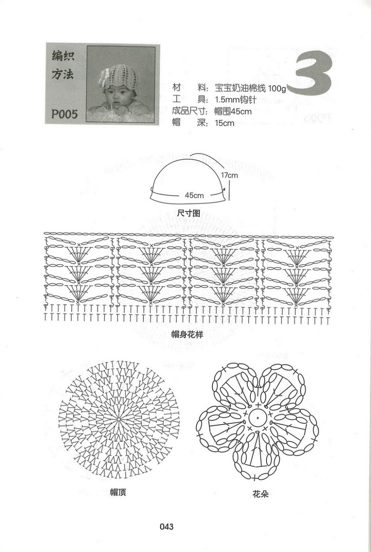 手編新版寶寶鞋·寶寶帽 - 紫藤花瓣 - 月下紫藤