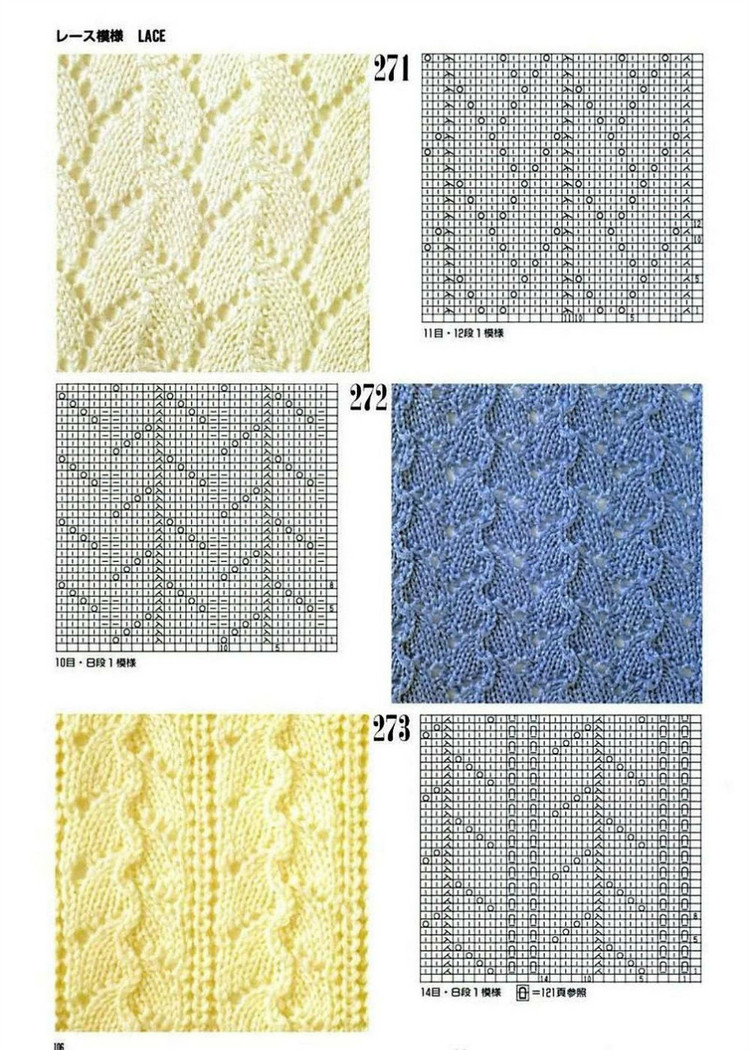 300 Knitting patterns book (鏤空花樣）三 - 非編魚 - 非編魚的博客