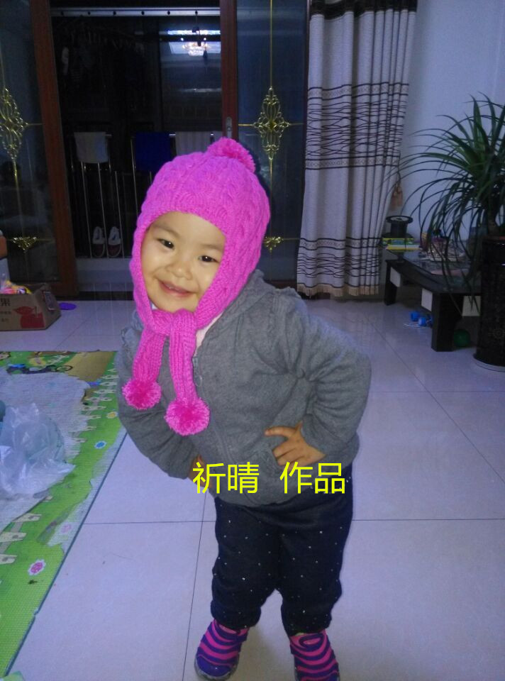 經(jīng)典可愛護(hù)耳帽0-3歲（零基礎(chǔ)視頻+真人秀） - 明月的棒針?biāo)囆g(shù) - 明月的棒針?biāo)囆g(shù)