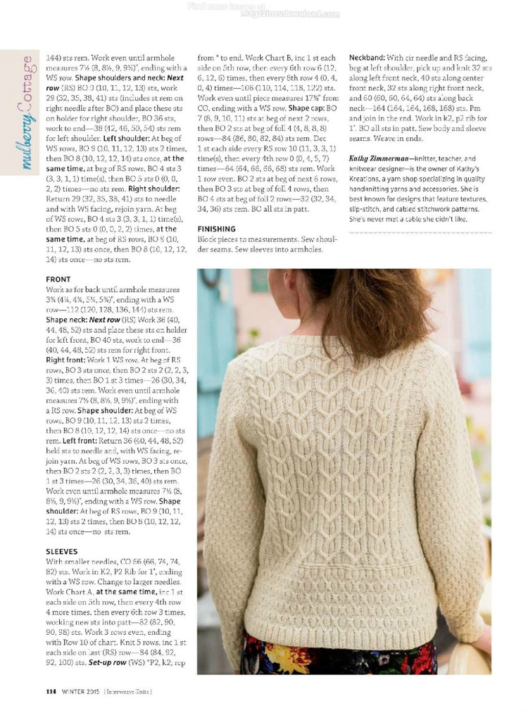 Interweave knits winter 2015 - 輕描淡寫(xiě) - 輕描淡寫(xiě)