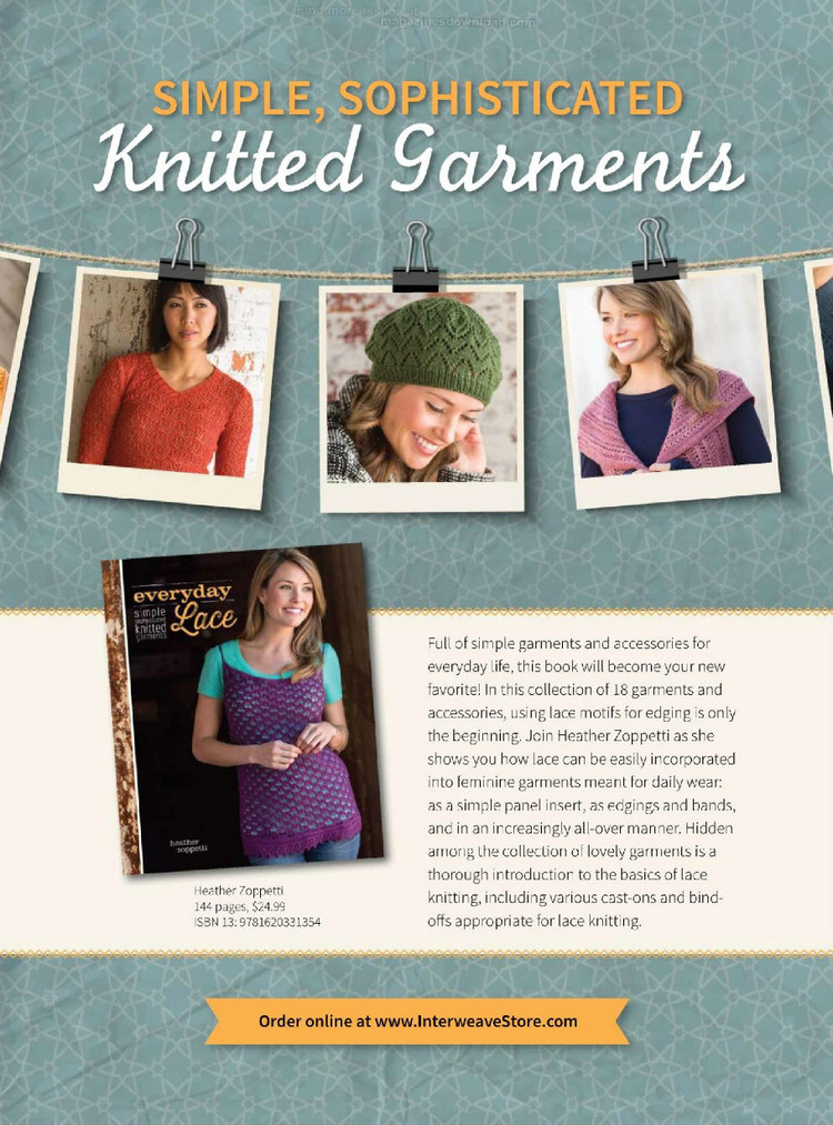 Interweave knits winter 2015 - 輕描淡寫(xiě) - 輕描淡寫(xiě)