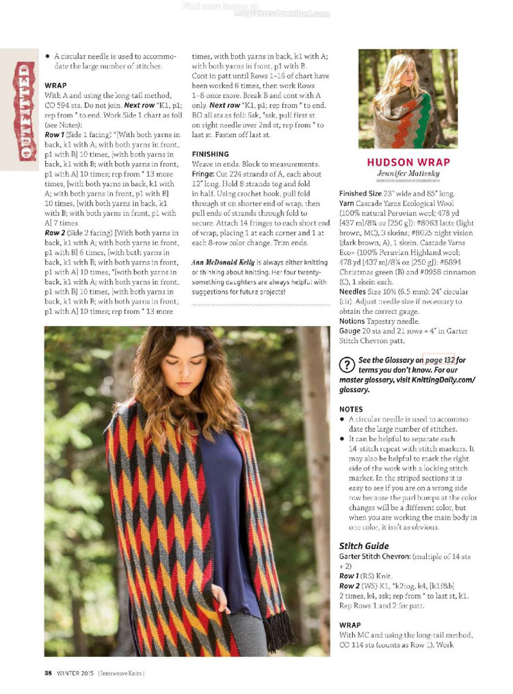 Interweave knits winter 2015 - 輕描淡寫(xiě) - 輕描淡寫(xiě)