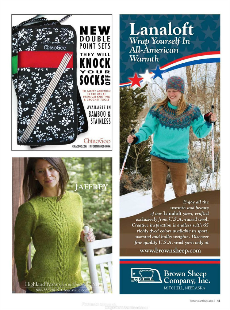 Interweave knits winter 2015 - 輕描淡寫(xiě) - 輕描淡寫(xiě)