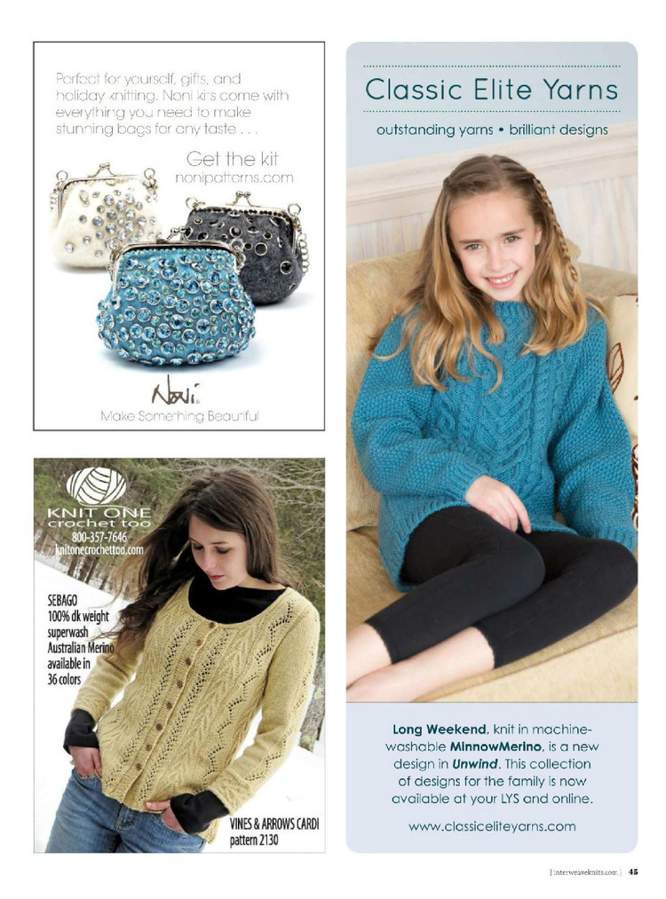 Interweave knits winter 2015 - 輕描淡寫(xiě) - 輕描淡寫(xiě)