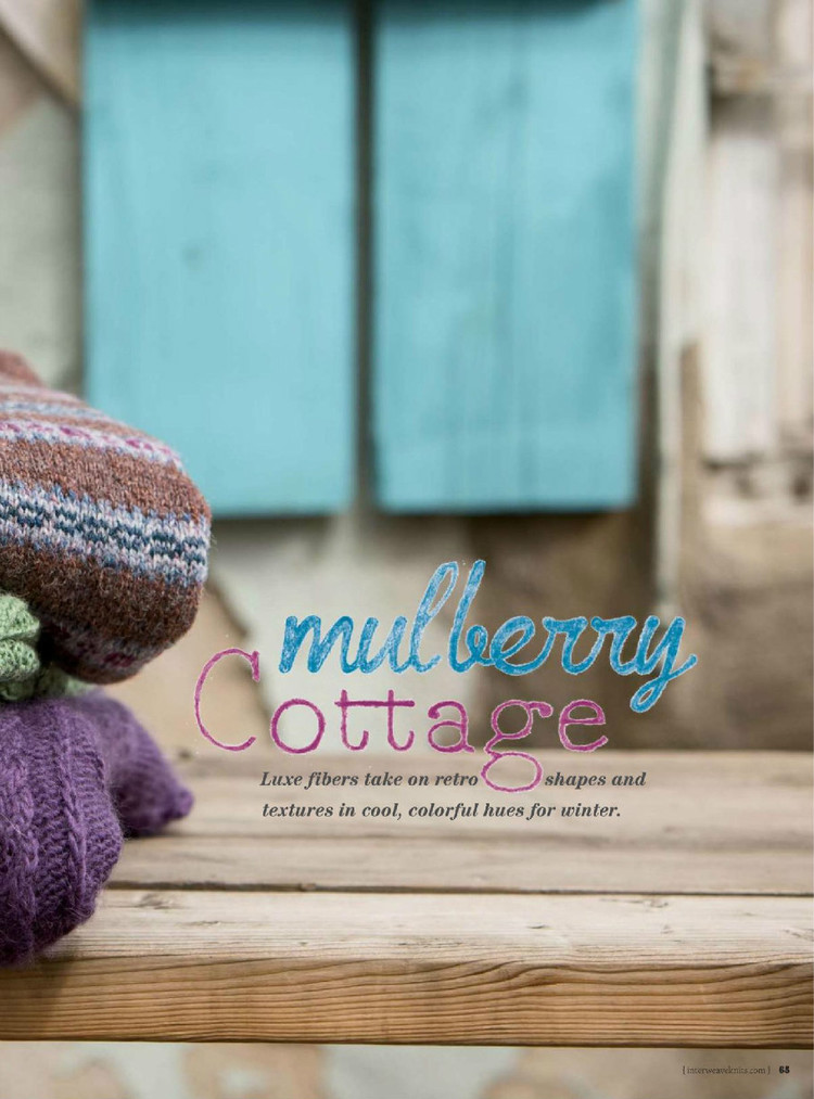 Interweave knits winter 2015 - 輕描淡寫(xiě) - 輕描淡寫(xiě)