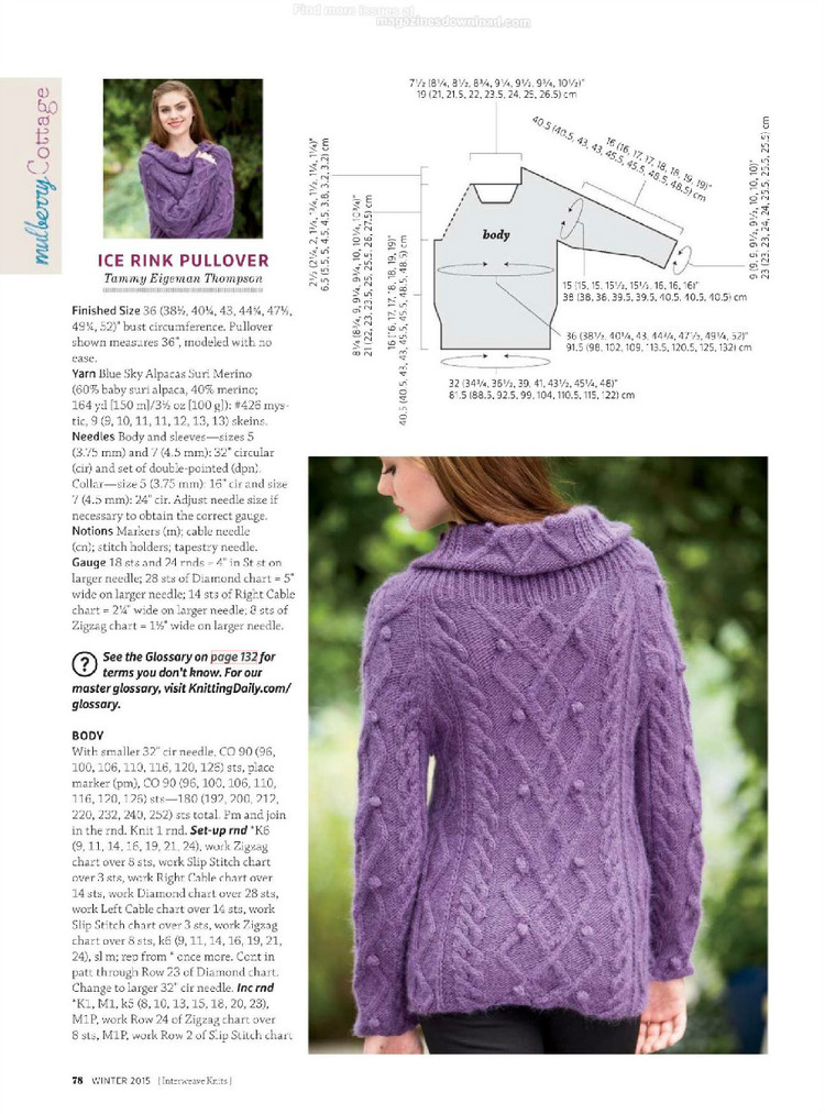 Interweave knits winter 2015 - 輕描淡寫(xiě) - 輕描淡寫(xiě)