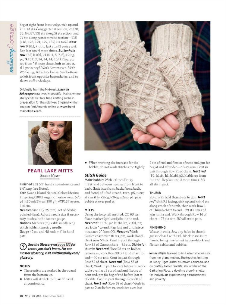 Interweave knits winter 2015 - 輕描淡寫(xiě) - 輕描淡寫(xiě)