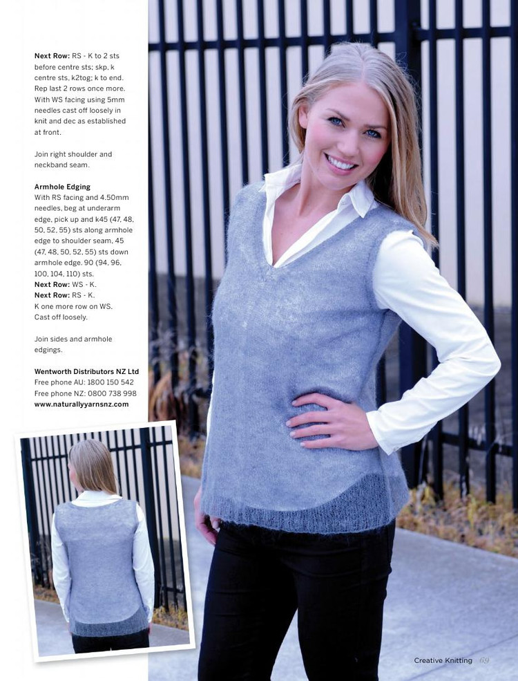 Creative Knitting Issue 50 2015 - 輕描淡寫 - 輕描淡寫