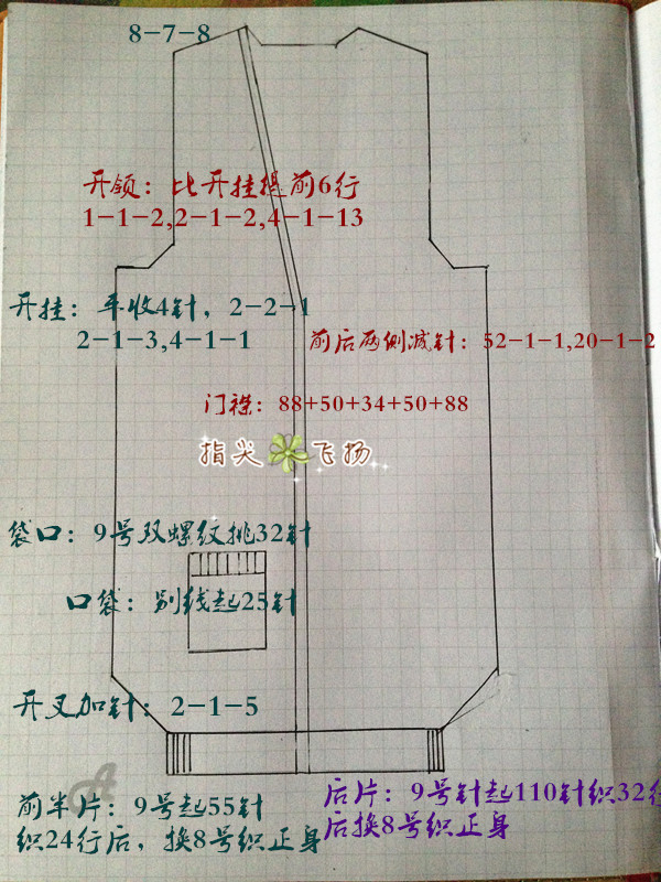 采薇（1504---彩點馬毛復(fù)古麻花外套 - 指尖飛揚(yáng) - 指尖飛揚(yáng)