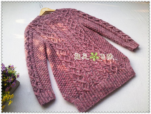 采薇（1504---彩點馬毛復(fù)古麻花外套 - 指尖飛揚(yáng) - 指尖飛揚(yáng)