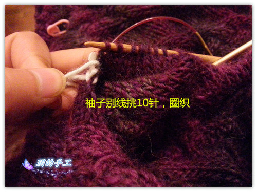15003~~~編織ing~~~從上往下織~~~小熊翻譯之庫姆 - 玥 - 玥の編織