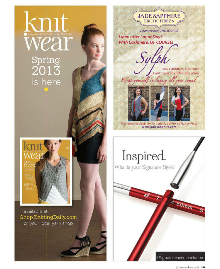 Interweave Knits 2013 Fall 秋季 - 壹一 - 壹一的博客