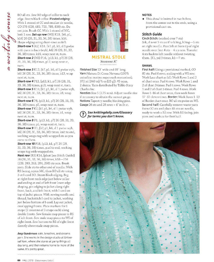 Interweave Knits 2013 Fall 秋季 - 壹一 - 壹一的博客