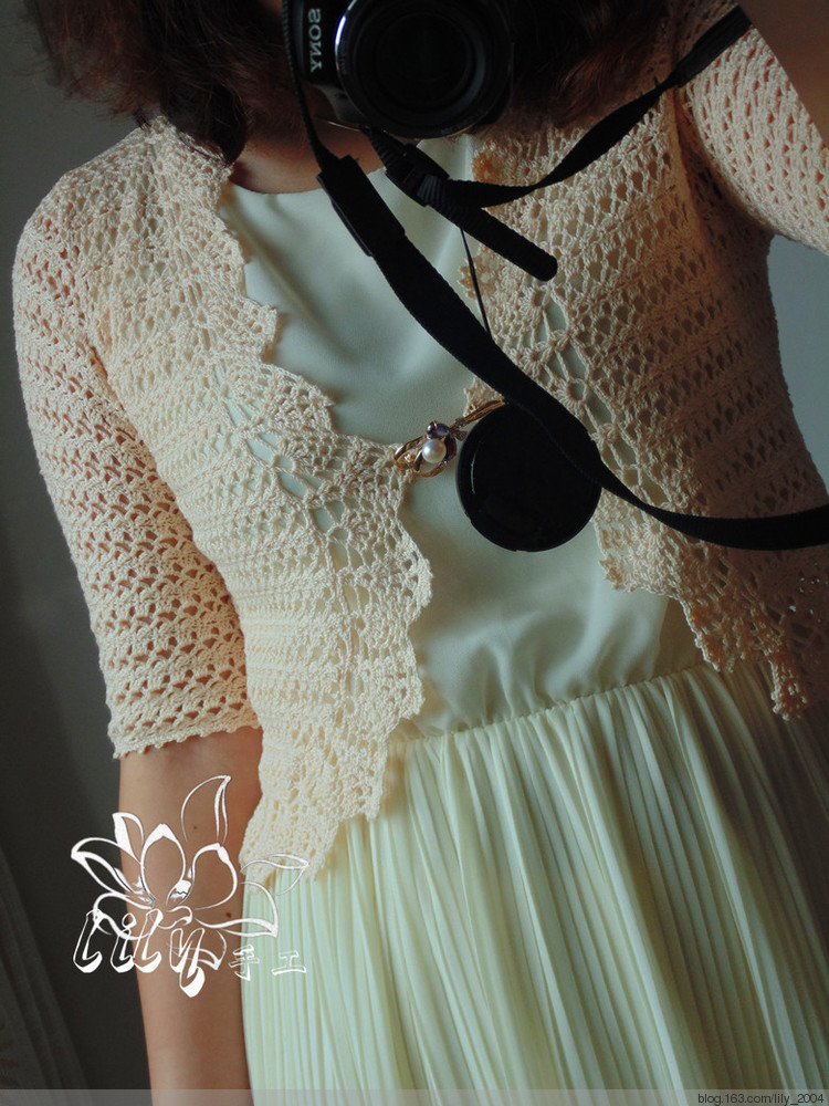 【Lily手工】--諳憶--蕾絲圓擺小衫 - Lily - Lily的手工編織天地