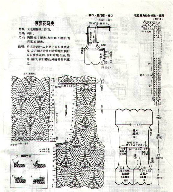 轉(zhuǎn)載：從上往下鉤背心 - 楚天 - 海闊天空