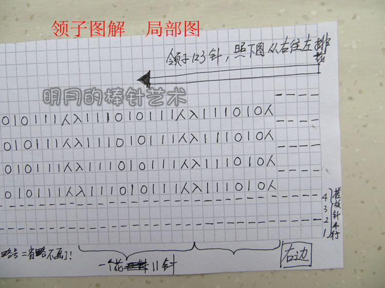 魚鱗花大翻領(lǐng)（甜美范兒）有視頻 - 明月的棒針?biāo)囆g(shù) - 明月的棒針?biāo)囆g(shù)