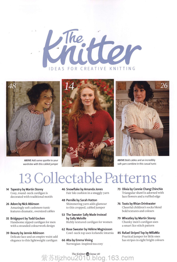 The Knitter NO 40 2012---鉤編新穎時(shí)尚女裝 - 紫蘇 - 紫蘇的博客