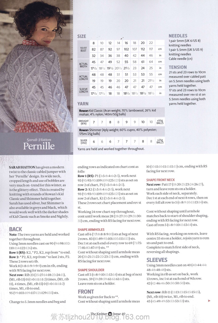 The Knitter NO 40 2012---鉤編新穎時(shí)尚女裝 - 紫蘇 - 紫蘇的博客