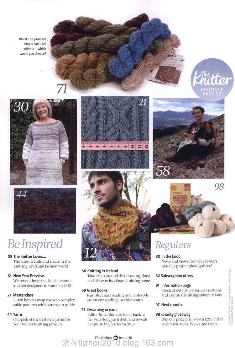 The Knitter NO 40 2012---鉤編新穎時(shí)尚女裝 - 紫蘇 - 紫蘇的博客