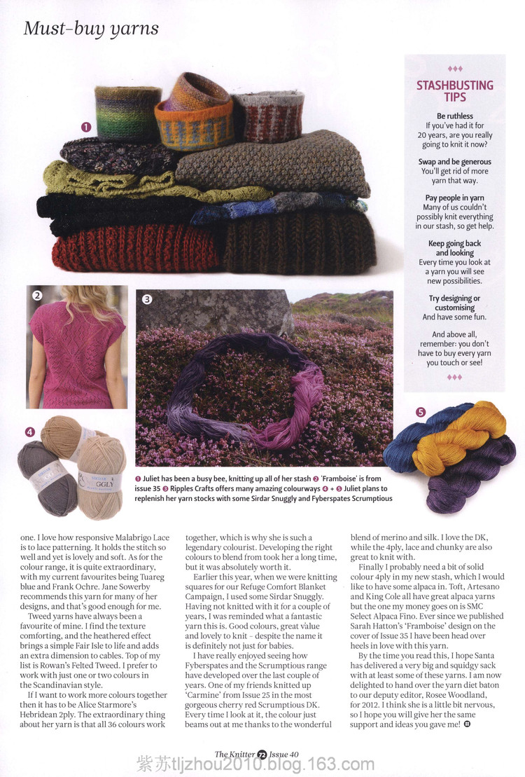The Knitter NO 40 2012---鉤編新穎時(shí)尚女裝 - 紫蘇 - 紫蘇的博客