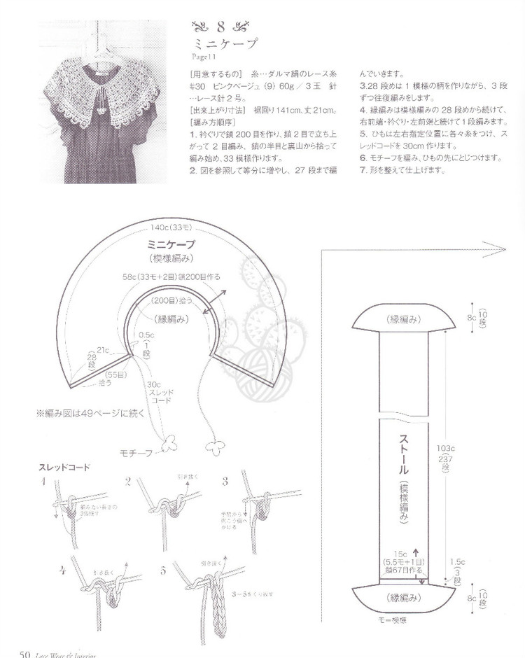 鉤針  “扇型模樣”小披肩 - 水心云影 - 水心云影的博客