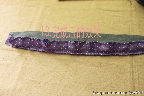 [轉(zhuǎn)載]紫色水玉套裝燈籠褲制作教程