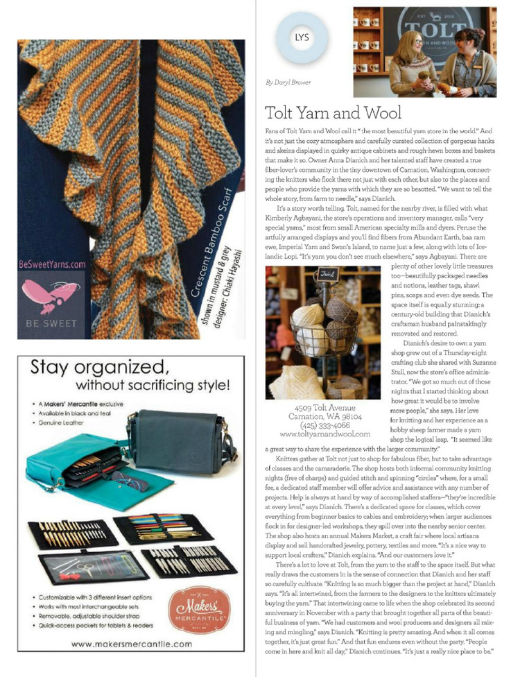 Vogue Knitting Winter 2015/2016 - 輕描淡寫 - 輕描淡寫