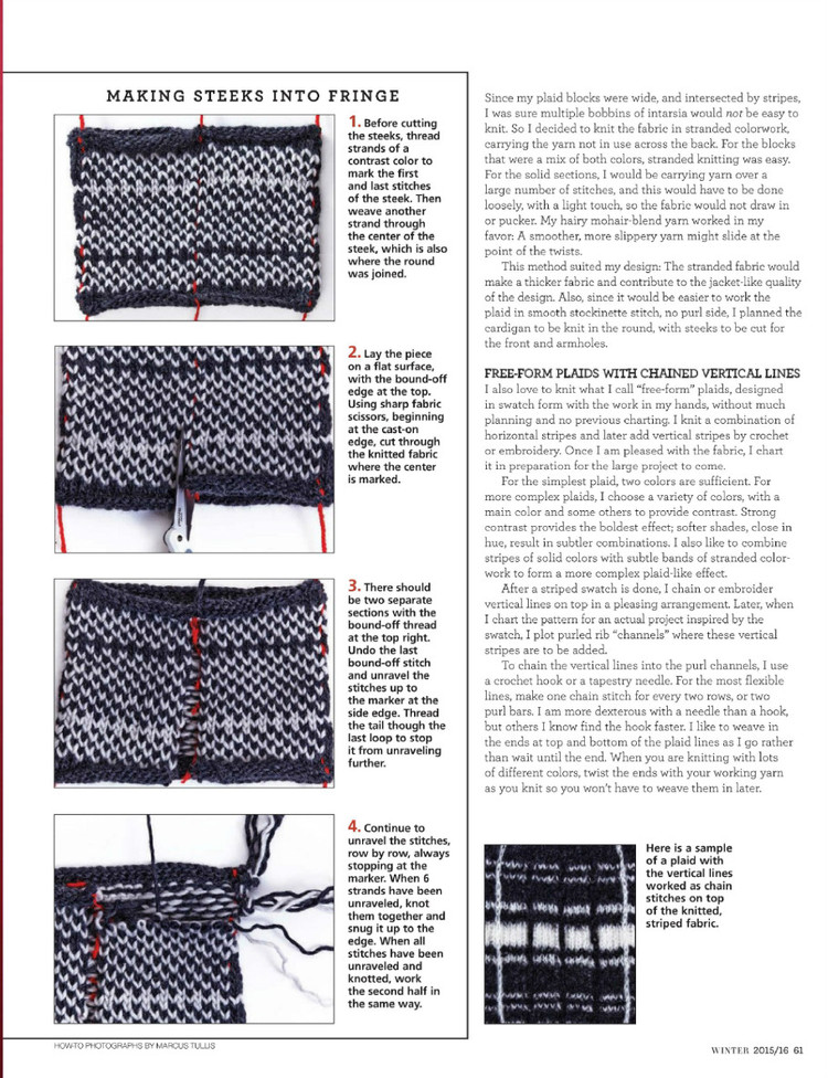 Vogue Knitting Winter 2015/2016 - 輕描淡寫 - 輕描淡寫