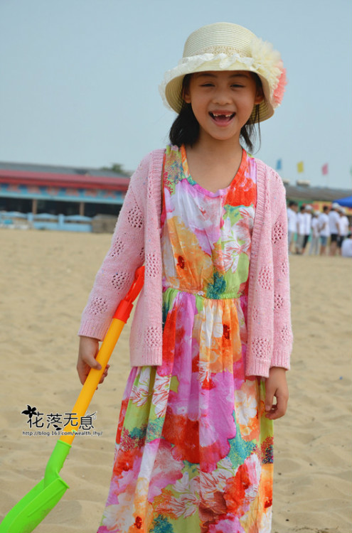 【花落無息】盛夏.闌珊 -- 親子開衫（2015.17-18） - 花落無息 - 花落無息