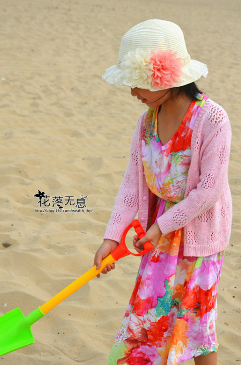 【花落無息】盛夏.闌珊 -- 親子開衫（2015.17-18） - 花落無息 - 花落無息