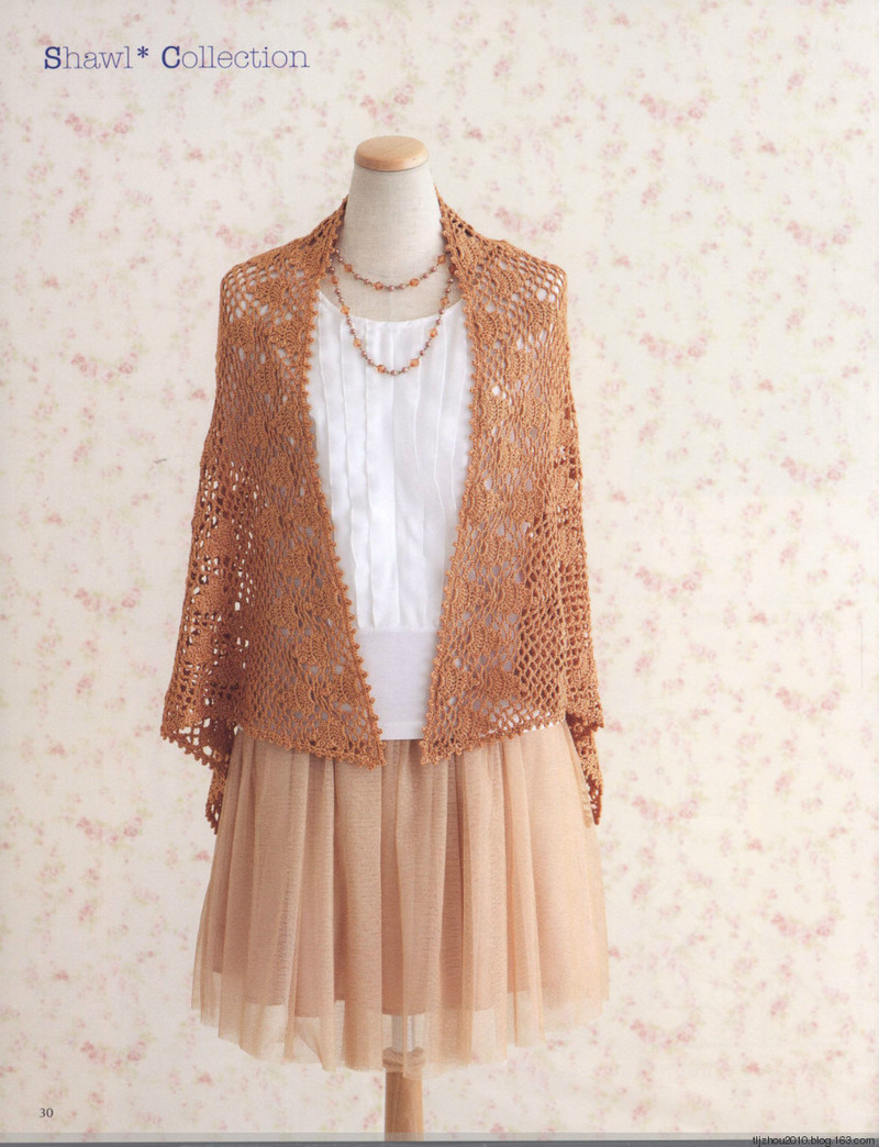 Crochet Shawls  Stoles 2014 - 紫蘇 - 紫蘇的博客