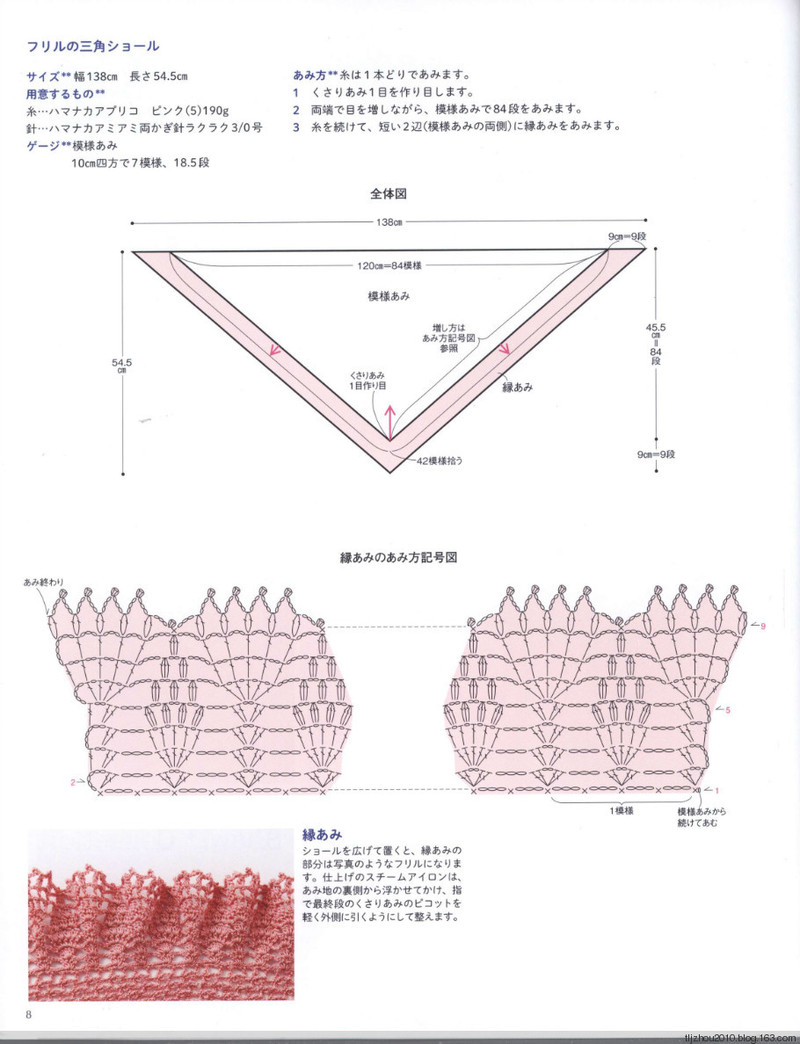 Crochet Shawls  Stoles 2014 - 紫蘇 - 紫蘇的博客