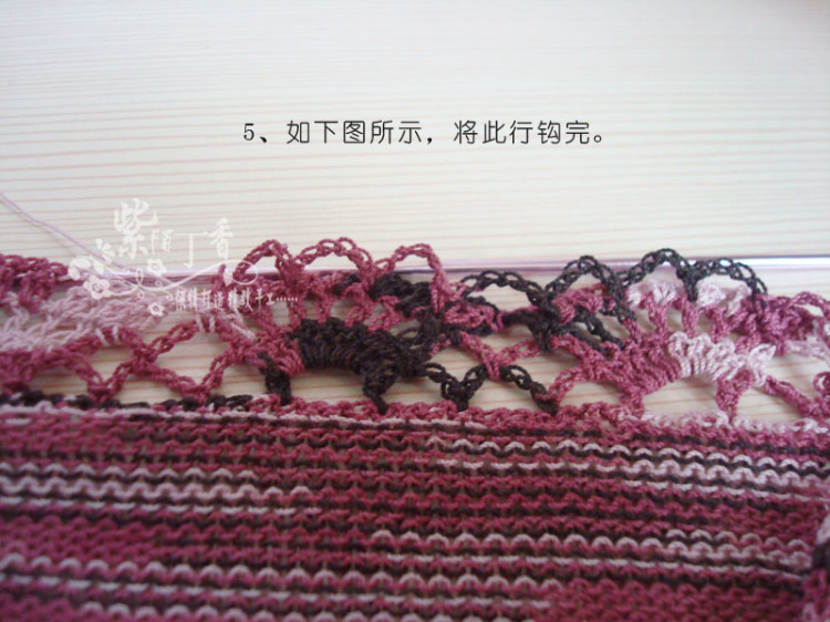 紫陌丁香鉤織結(jié)合作品－野薔薇 - 紫陌丁香 - 紫陌丁香手工坊