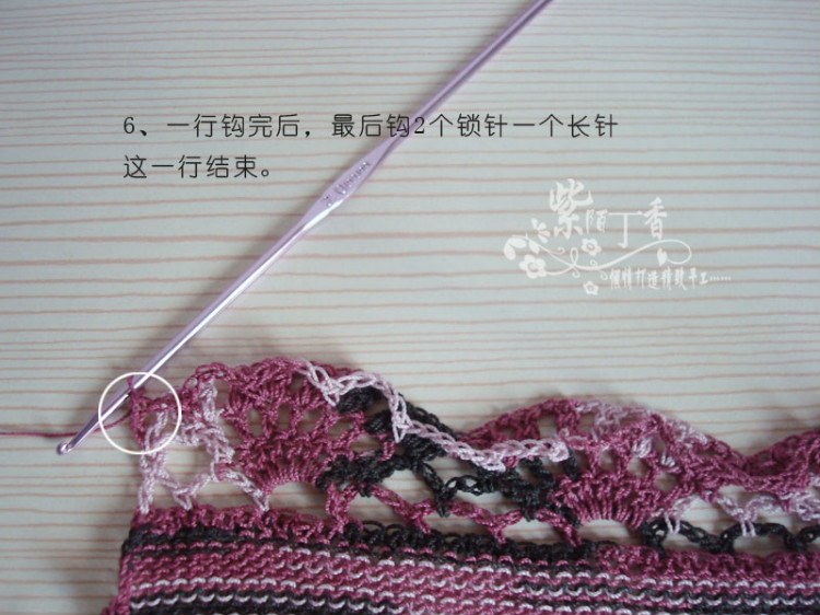 紫陌丁香鉤織結(jié)合作品－野薔薇 - 紫陌丁香 - 紫陌丁香手工坊