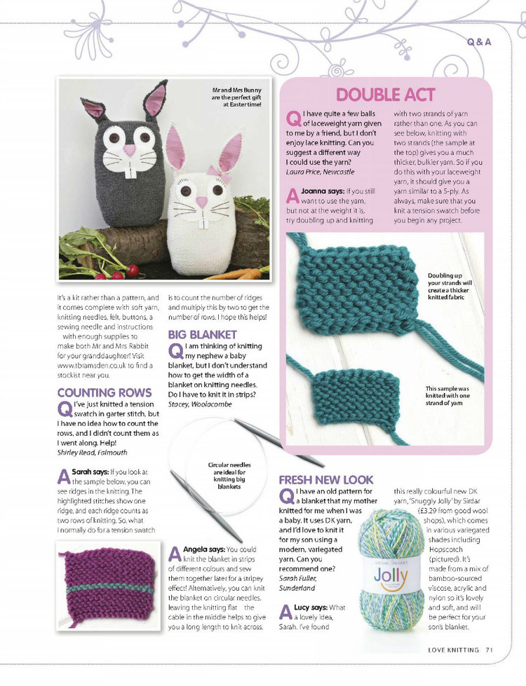 Love Knitting for Babies  March 2016 - 輕描淡寫(xiě) - 輕描淡寫(xiě)