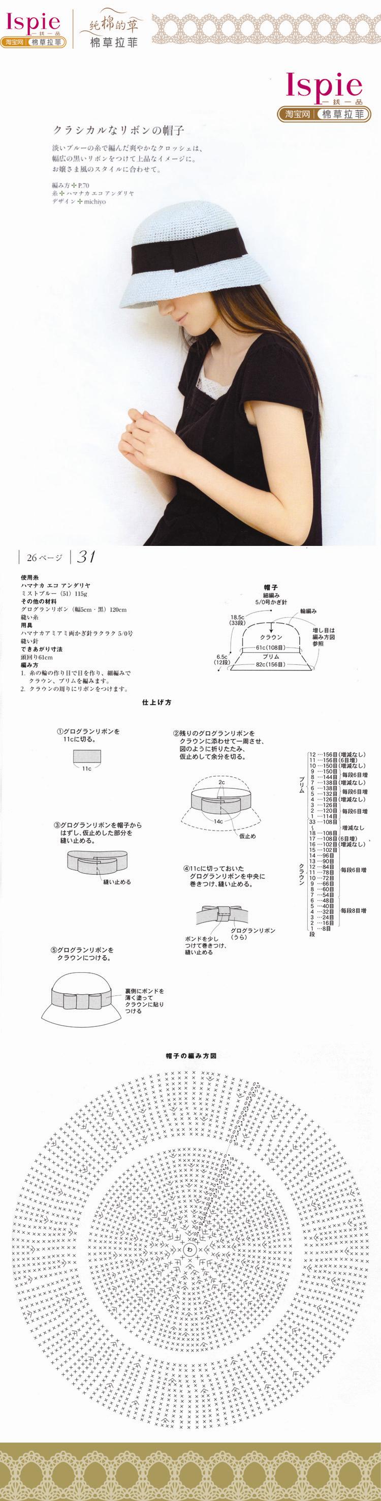 夏日草帽 - yhy760111 - 青竹的編織生活（轉(zhuǎn)載類）