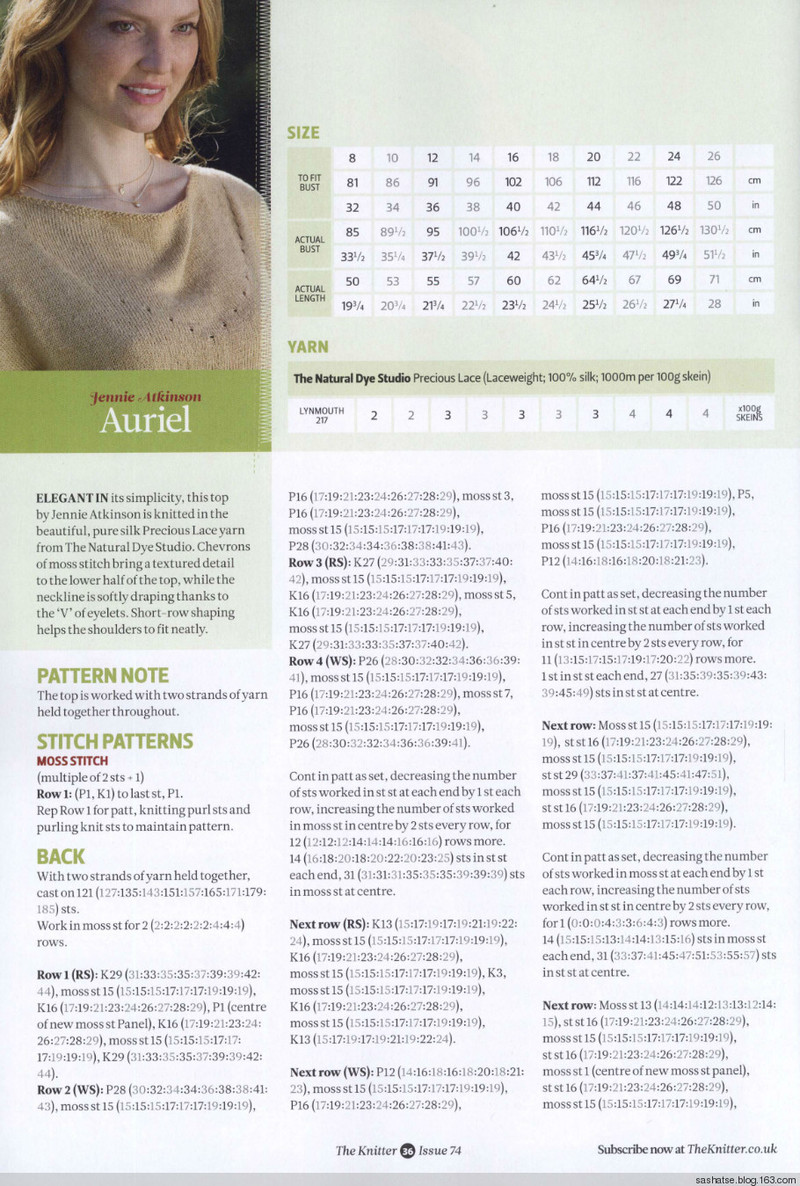 The Knitter Issue 74 去廣告 - 舒舒 - 舒舒編譯館