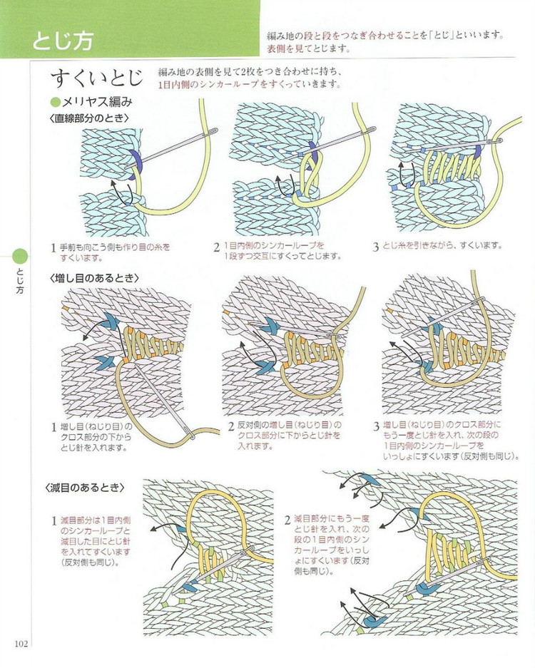 日文 棒針編織基礎(chǔ)大全  (2) - 紫蘇 - 紫蘇的博客