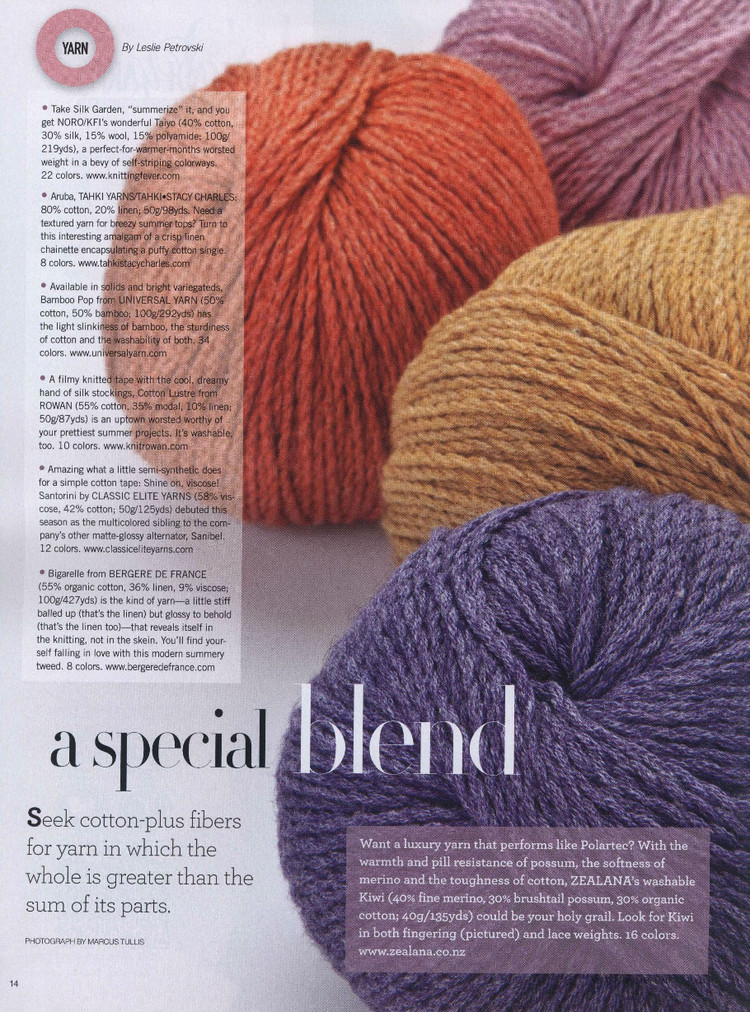 Vоguе Knitting Internаtiоnаl Spring/Summer 2015 - 輕描淡寫 - 輕描淡寫