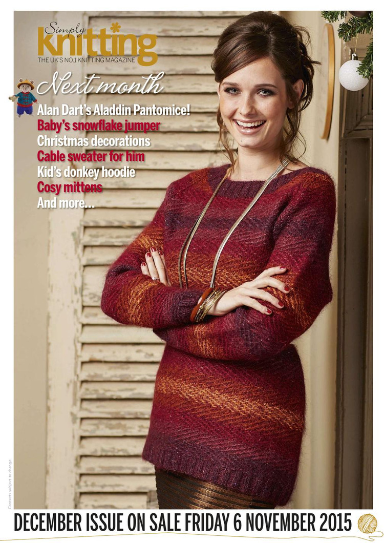 Simply Knitting  November 2015 - 輕描淡寫 - 輕描淡寫