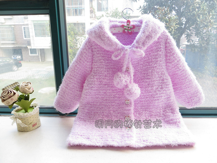 少女版絨絨衣、成人家居服（全程視頻） - 明月的棒針?biāo)囆g(shù) - 明月的棒針?biāo)囆g(shù)