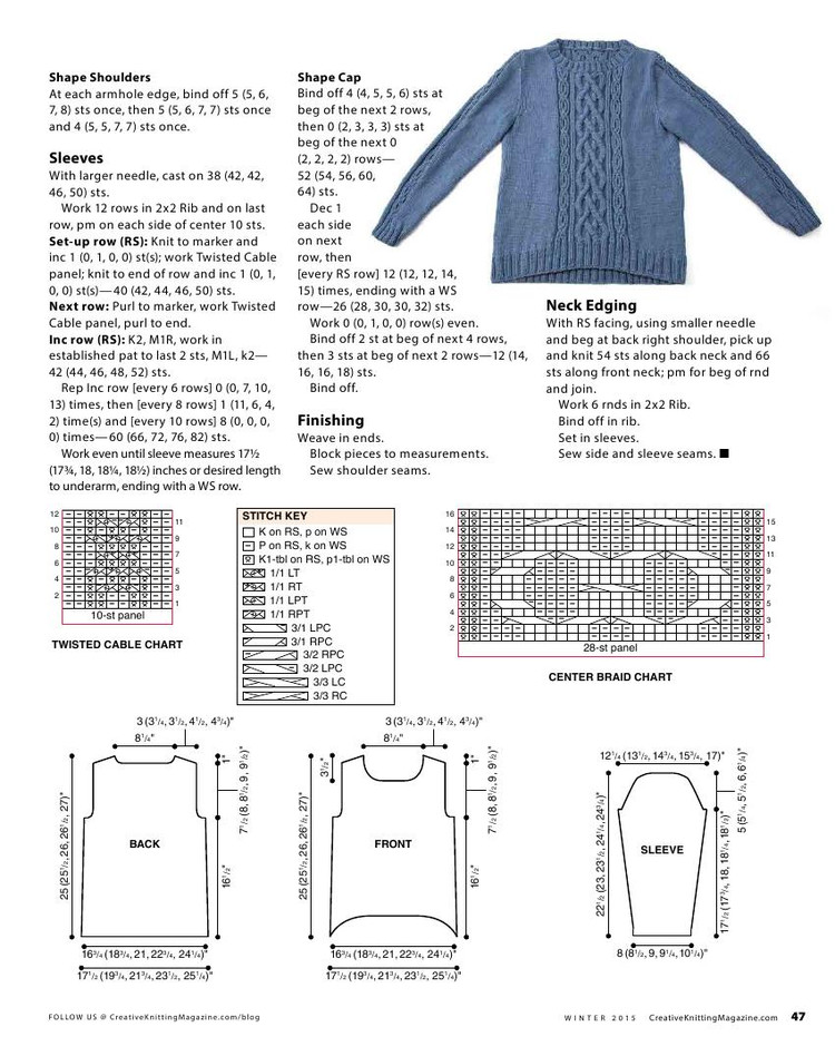 Creative Knitting Winter 2015 - 輕描淡寫 - 輕描淡寫
