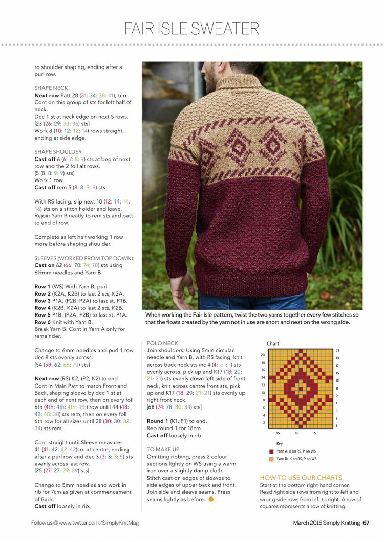 Simply Knitting №143 2016 - 輕描淡寫 - 輕描淡寫