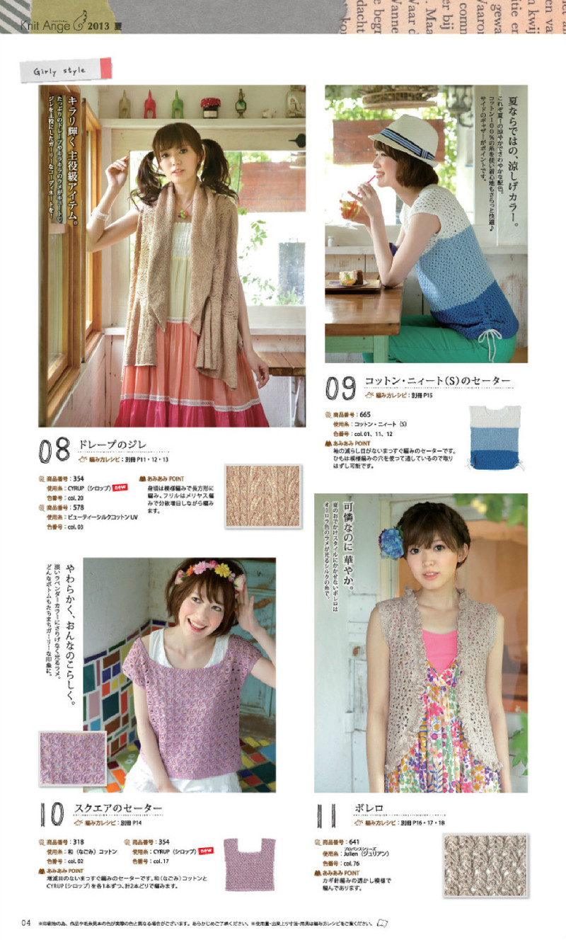 Knit Ange 2013 夏 - 沫羽 - 沫羽編織后花園