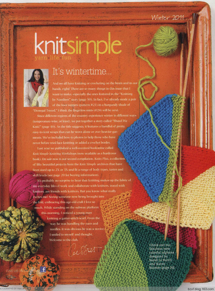 Knit Simple 2011/2012 Winter - 編織幸福 - 編織幸福的博客