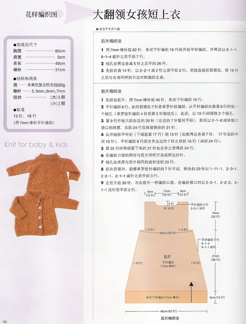 輕松編織兒童毛衣  秋冬裝 - 紫蘇 - 紫蘇的博客