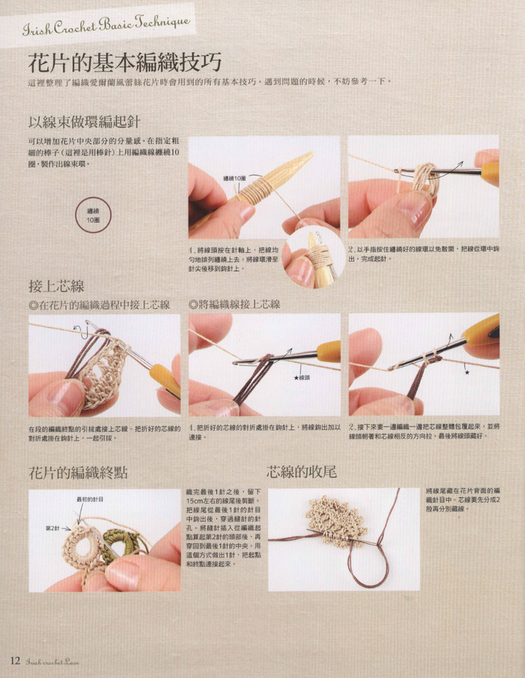 Lady DIY series -- 愛爾蘭風(fēng)蕾絲編織 - 紫蘇 - 紫蘇的博客